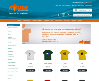 Atitude Camiseta